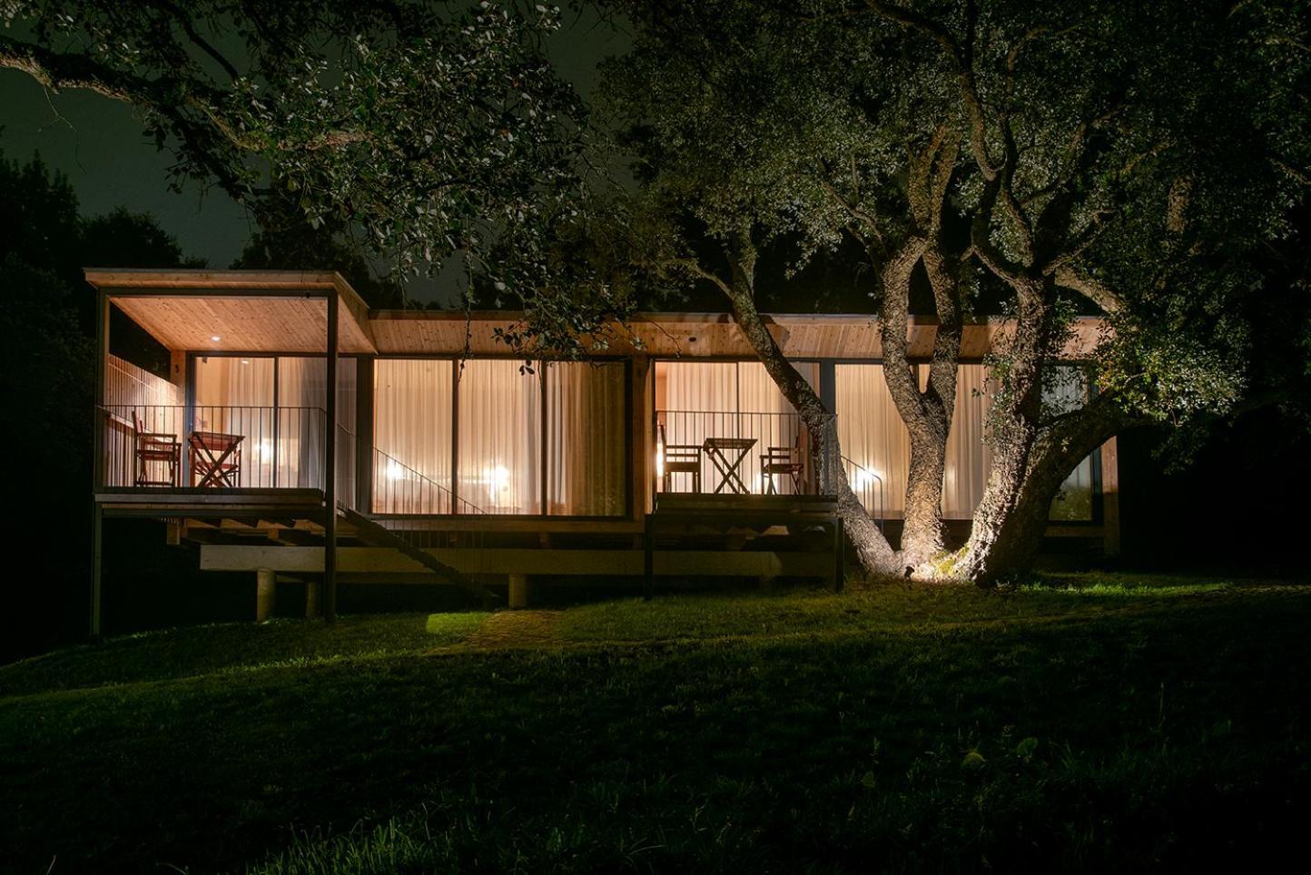 Wood Mood Lodges Cristelo  Exteriér fotografie