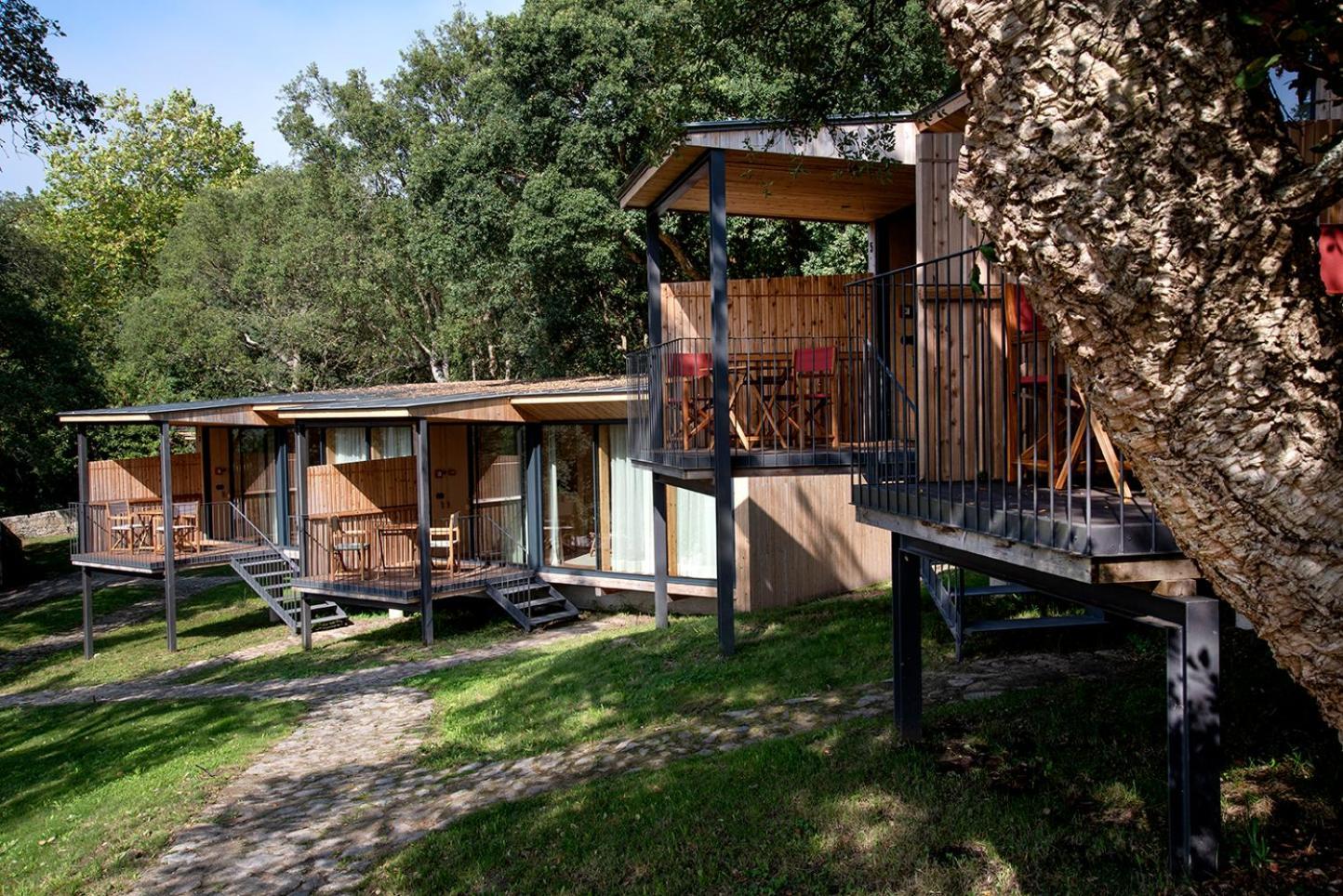 Wood Mood Lodges Cristelo  Exteriér fotografie